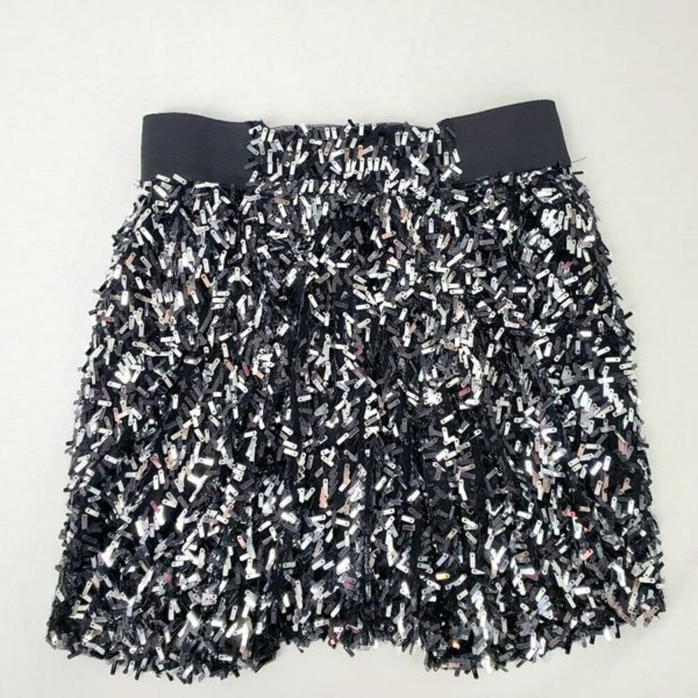 Katia Small Black Sequin Party Skirt